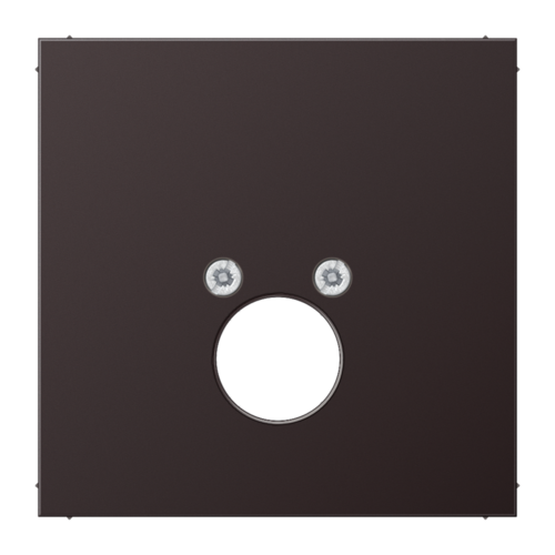 Накладка на аудиорозетку JUNG LS METAL, антрацит