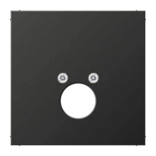 Накладка на аудиорозетку JUNG LS METAL, антрацит