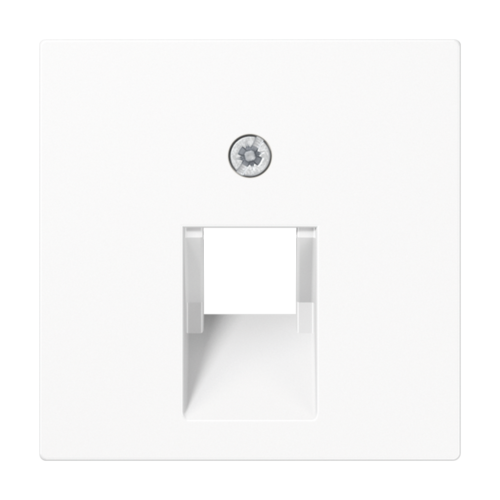 Накладка на розетку информационную JUNG А-СЕРИЯ, белый