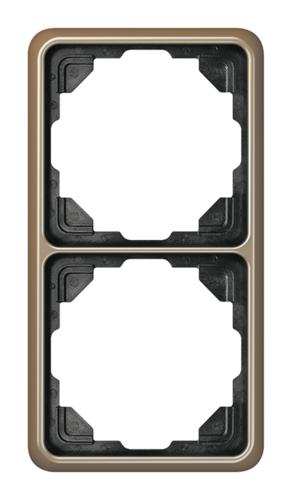 Рамка 2 поста JUNG CD 500, бронзовый