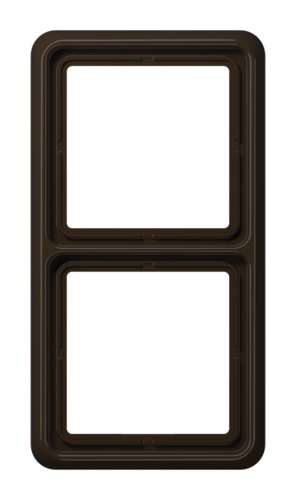 Рамка 2 поста JUNG CD, коричневый