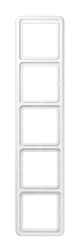 Рамка 5 постов JUNG CD, белый