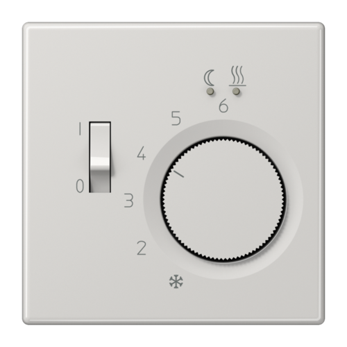 JUNG LS 990 Светло-серый Регулятор теплого пола, 10(4)А