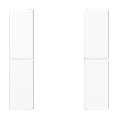 JUNG Белый Набор накладок 2градуса