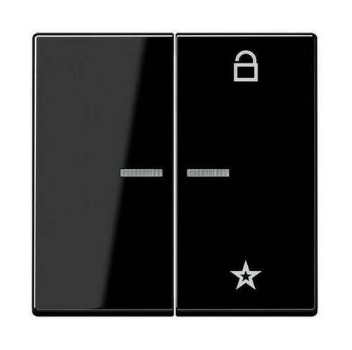 Накладка на жалюзийный выключатель Jung А-СЕРИЯ, черный, A1701BFSW