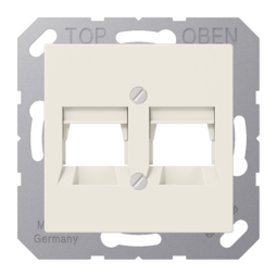 Накладка на розетку информационную JUNG A 500, бежевый