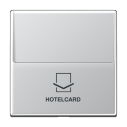 Накладка на карточный выключатель JUNG А-СЕРИЯ, алюминий