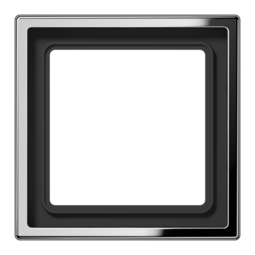 Рамка 1 пост JUNG LS METAL, хром