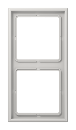 Рамка 2 поста JUNG LS 990, светло-серый