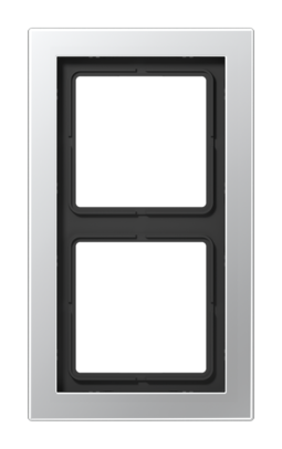 Рамка 2 поста JUNG LS DESIGN, алюминий