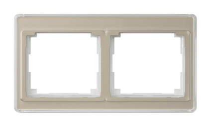 Рамка 2 поста JUNG SL 500, горизонтальная, бронзовый