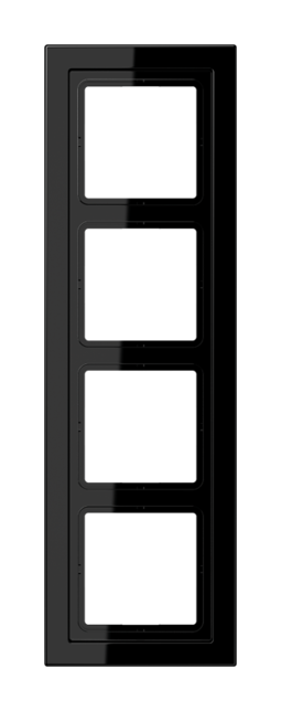 Рамка 4 поста JUNG LS DESIGN, черный