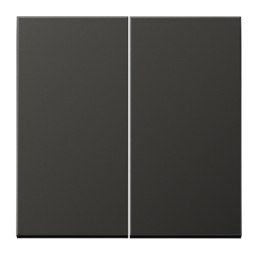 Клавиша двойная JUNG LS METAL, антрацит