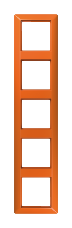 Рамка 5 постов JUNG AS 500, оранжевый