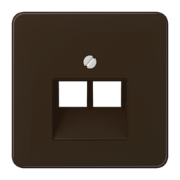 Накладка на розетку информационную JUNG CD 500, коричневый