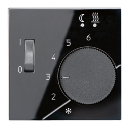 Накладка на термостат JUNG А-СЕРИЯ, черный