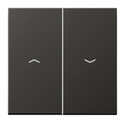 Клавиша для жалюзийного выключателя JUNG LS METAL, антрацит