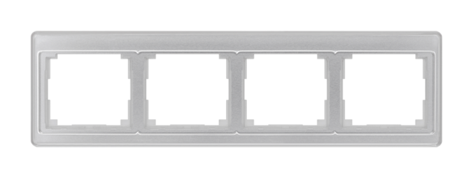 Рамка SL 500, 4 поста, цвет - зеркало